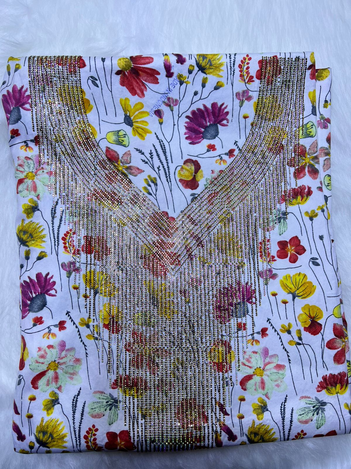 Premium Stone Cotton Mukhawar with shaila (A2)