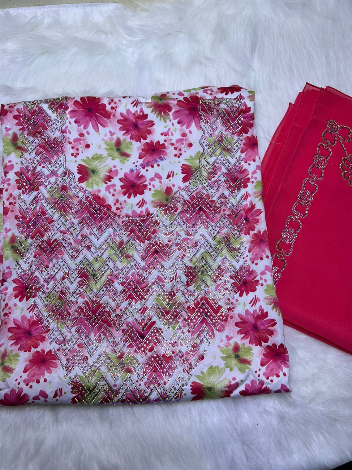 Premium  Stone Cotton Mukhawar with shaila (A1 )