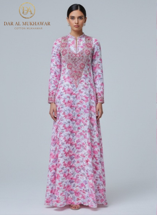 Luxury Embroidered Cotton Mukhawar (C1)