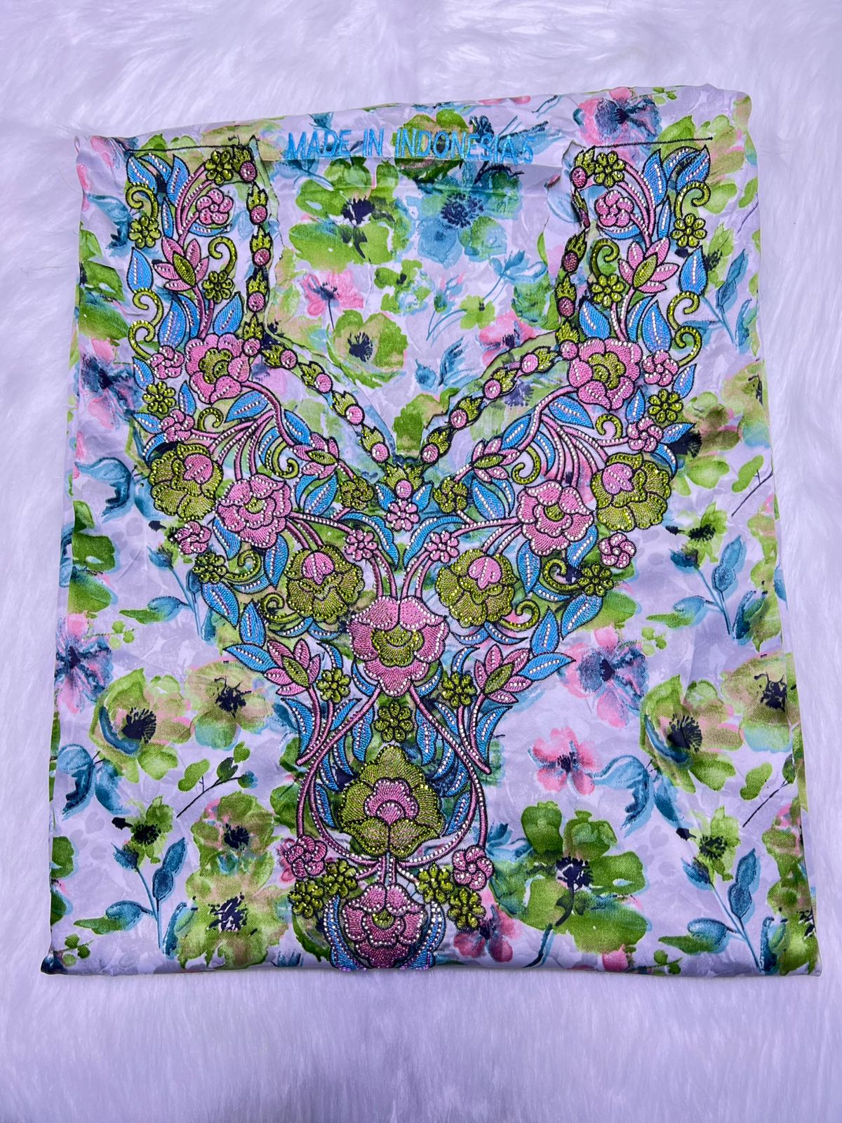 Luxury Embroidered Cotton Mukhawar with shaila (B4)