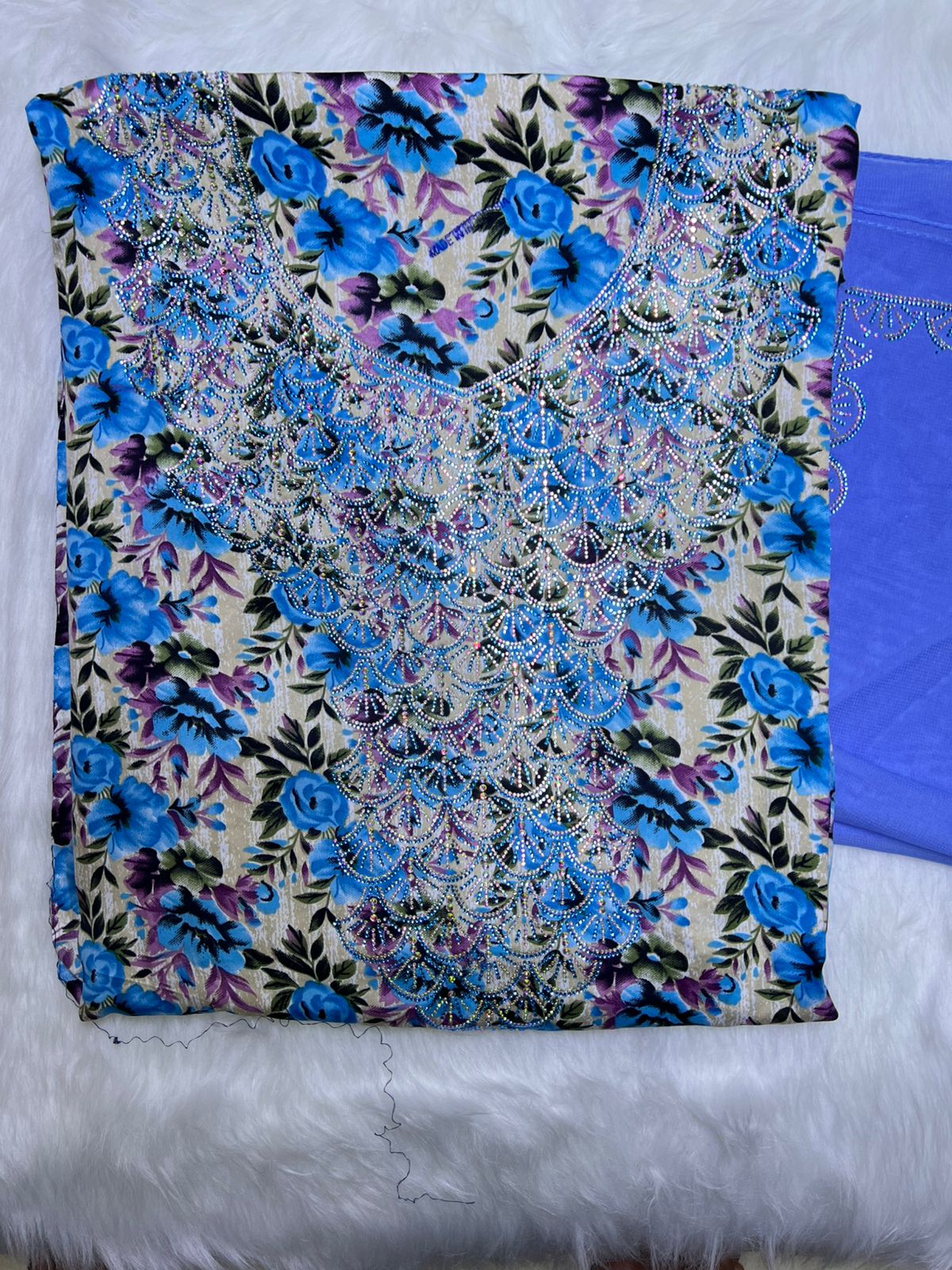 Premium Stone Cotton Mukhawar with shaila (A5)