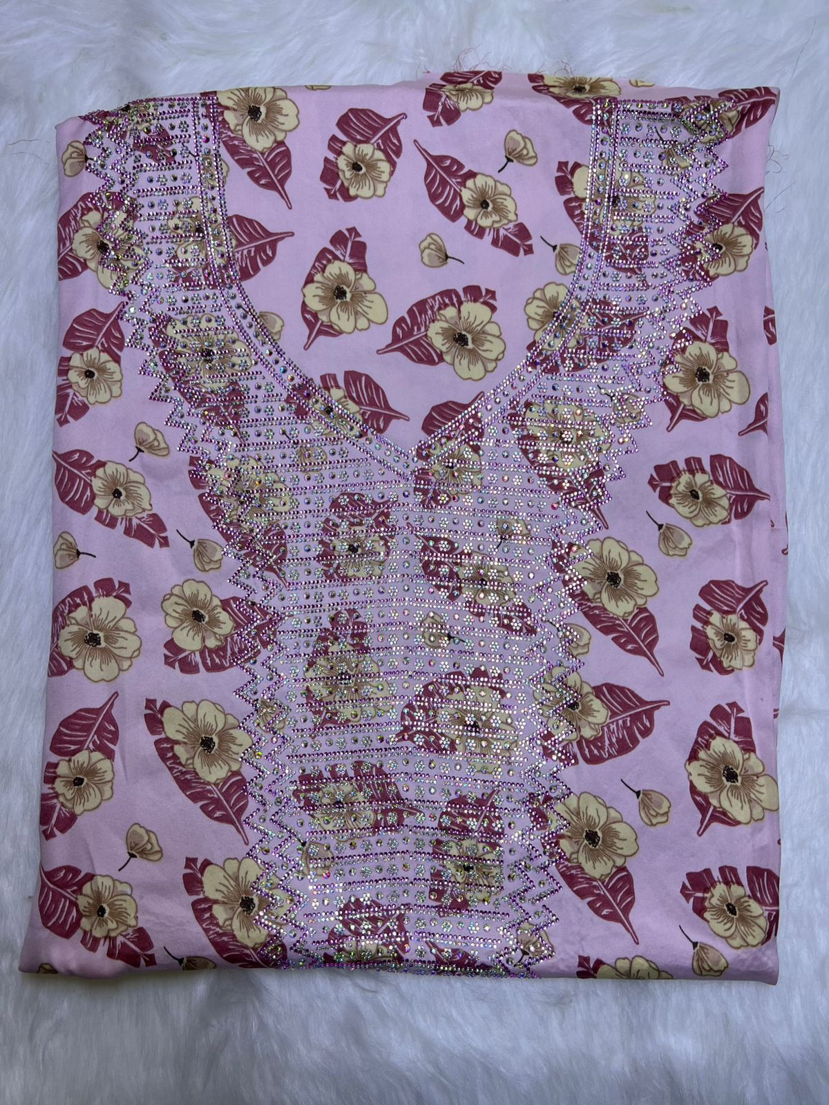 Premium Stone Cotton Mukhawar with shaila (A4)