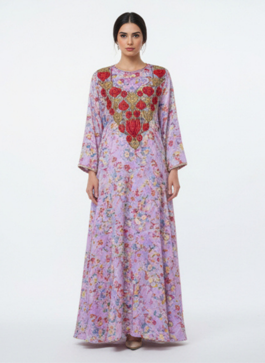 Luxury Embroidered Cotton Mukhawar (C2)