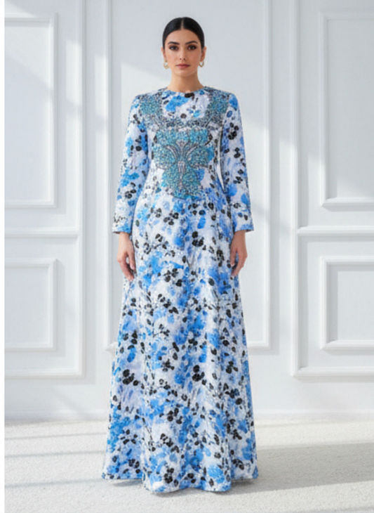 Luxury Embroidered Cotton Mukhawar (C4)