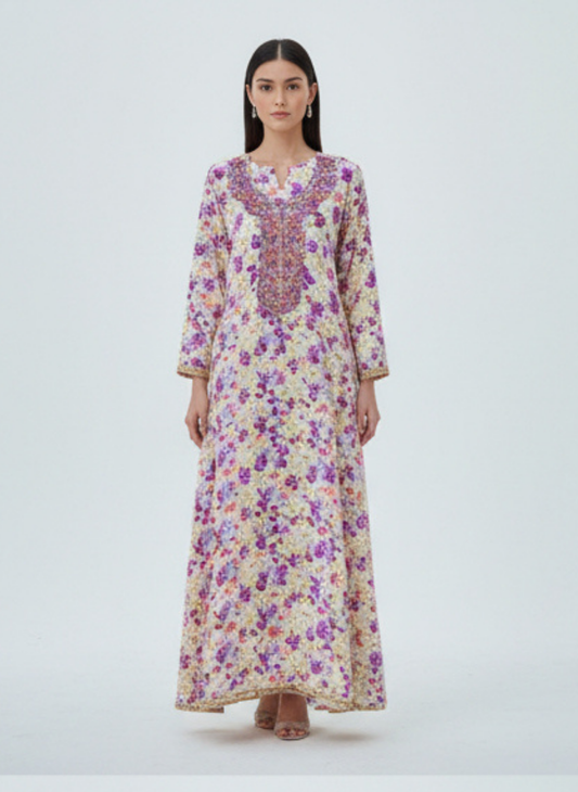 Luxury Embroidered Cotton Mukhawar (C3)