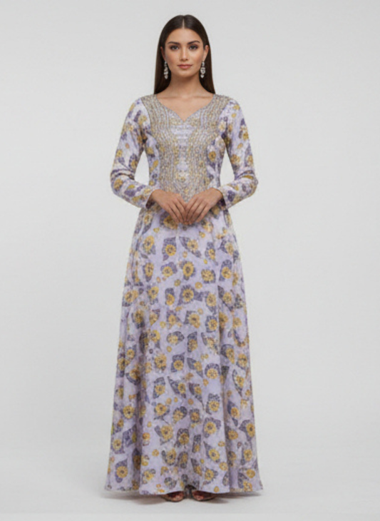 Premium Stone Cotton Mukhawar with shaila (A6)