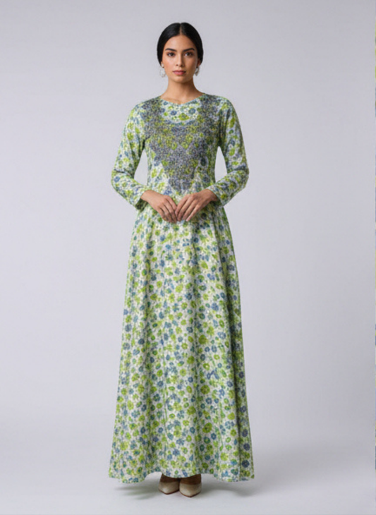 Luxury Embroidered Cotton Mukhawar (C8)