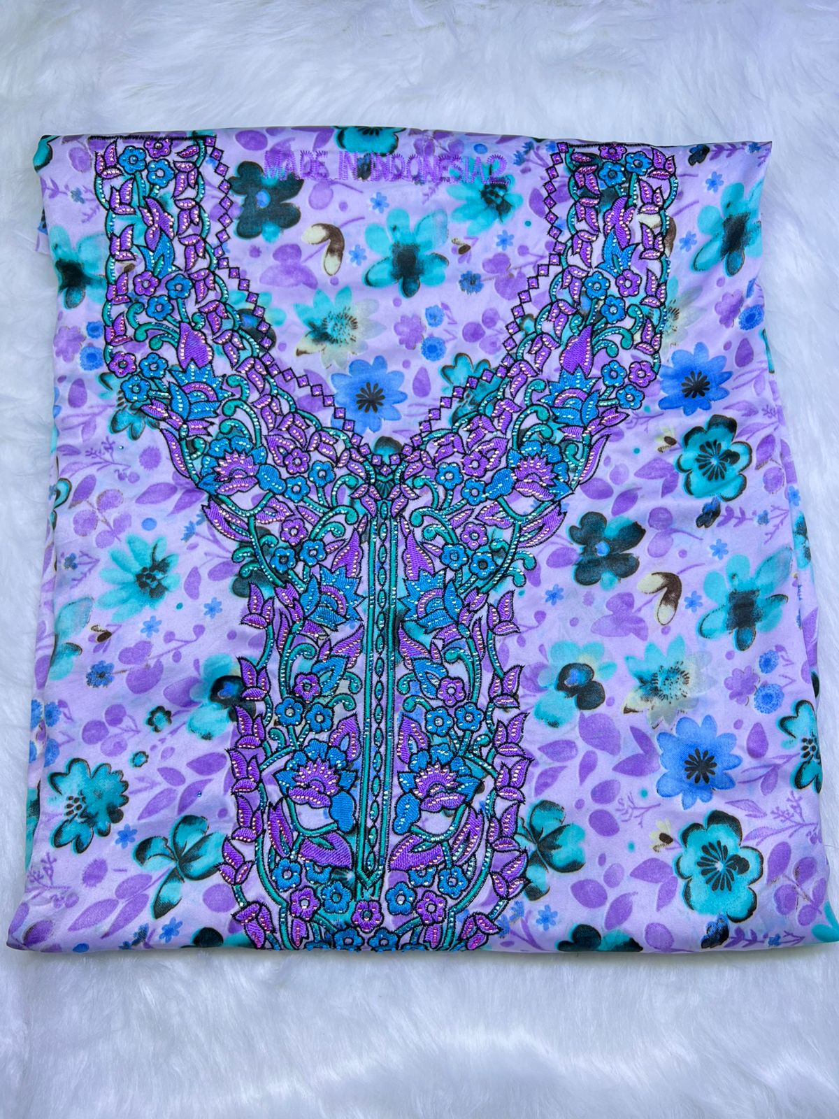 Luxury Embroidered Cotton Mukhawar (C3)