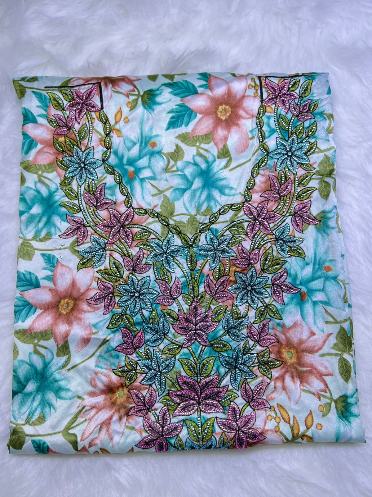 Luxury Embroidered Cotton Mukhawar (C6)