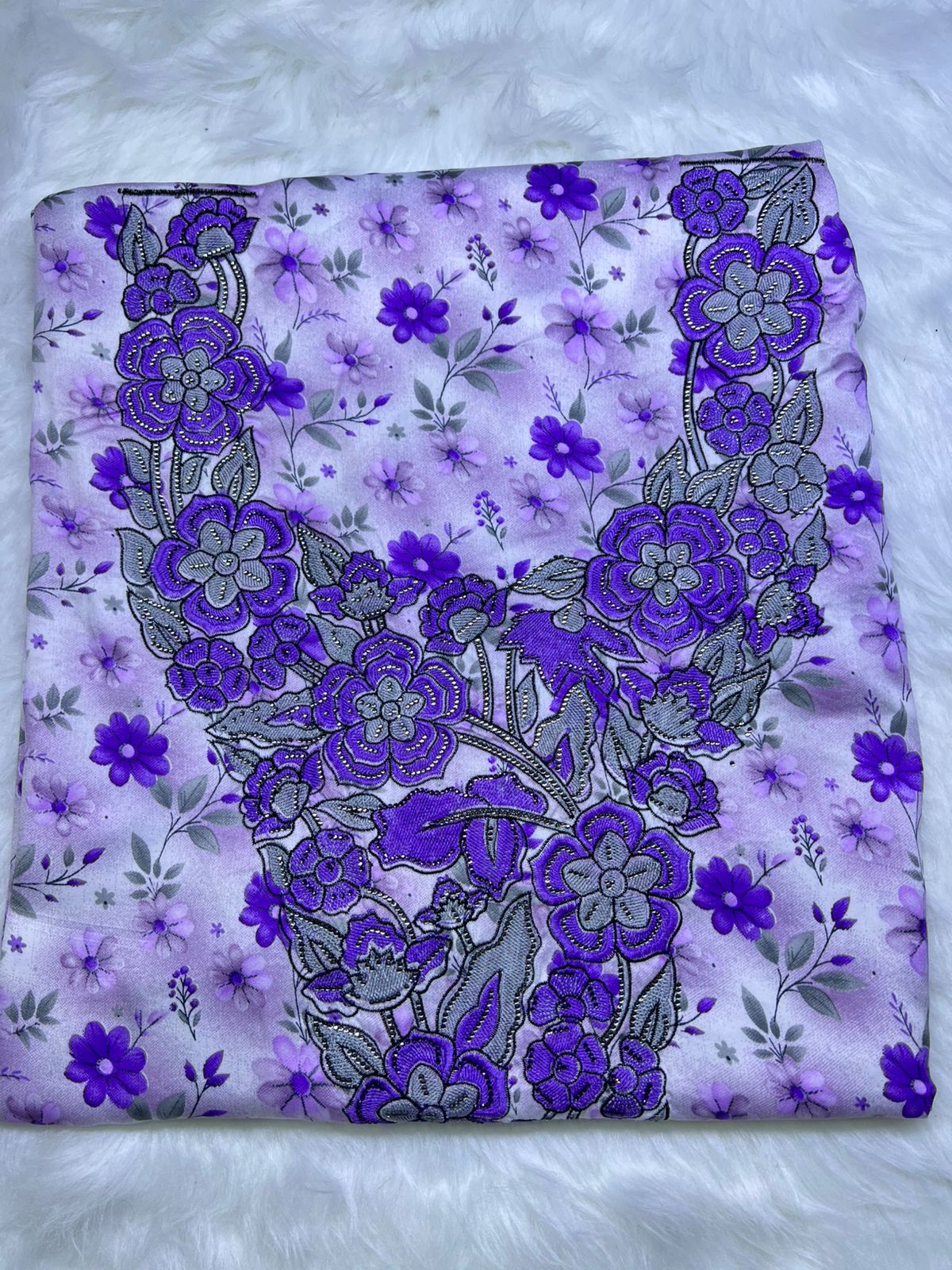 Luxury Embroidered Cotton Mukhawar (C7)