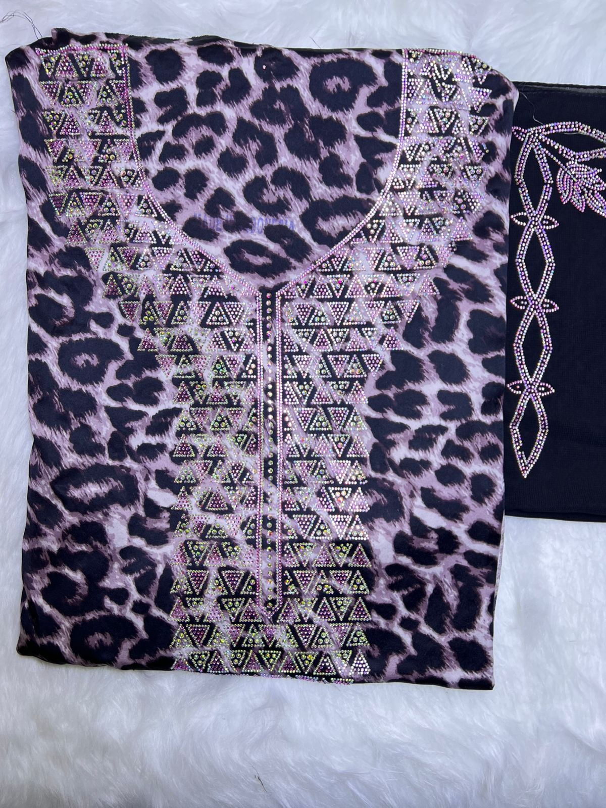 Premium Stone Cotton Mukhawar with shaila (A7)