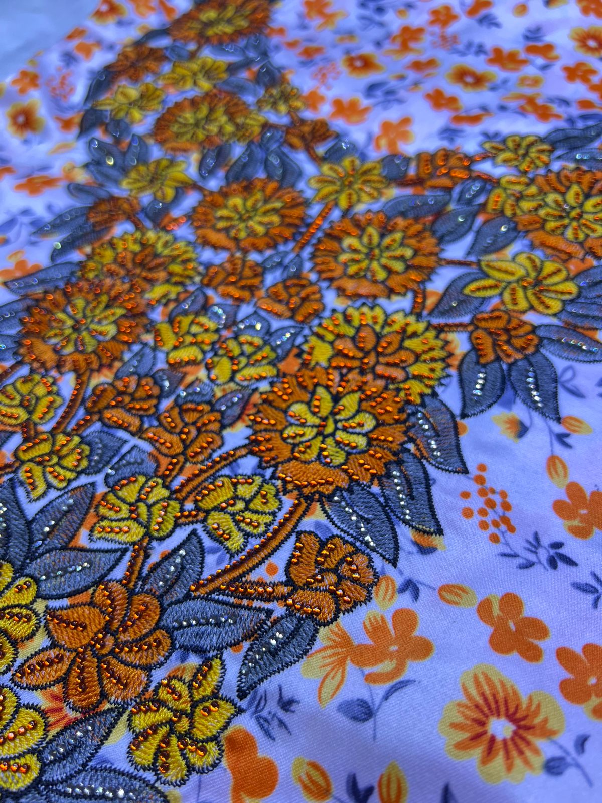 Luxury Embroidered Cotton Mukhawar (C5)