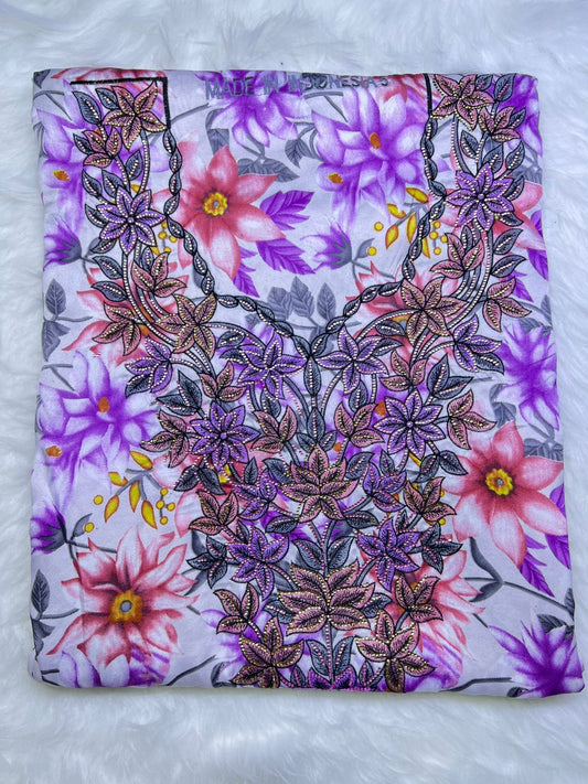 Luxury Embroidered Cotton Mukhawar (C6)