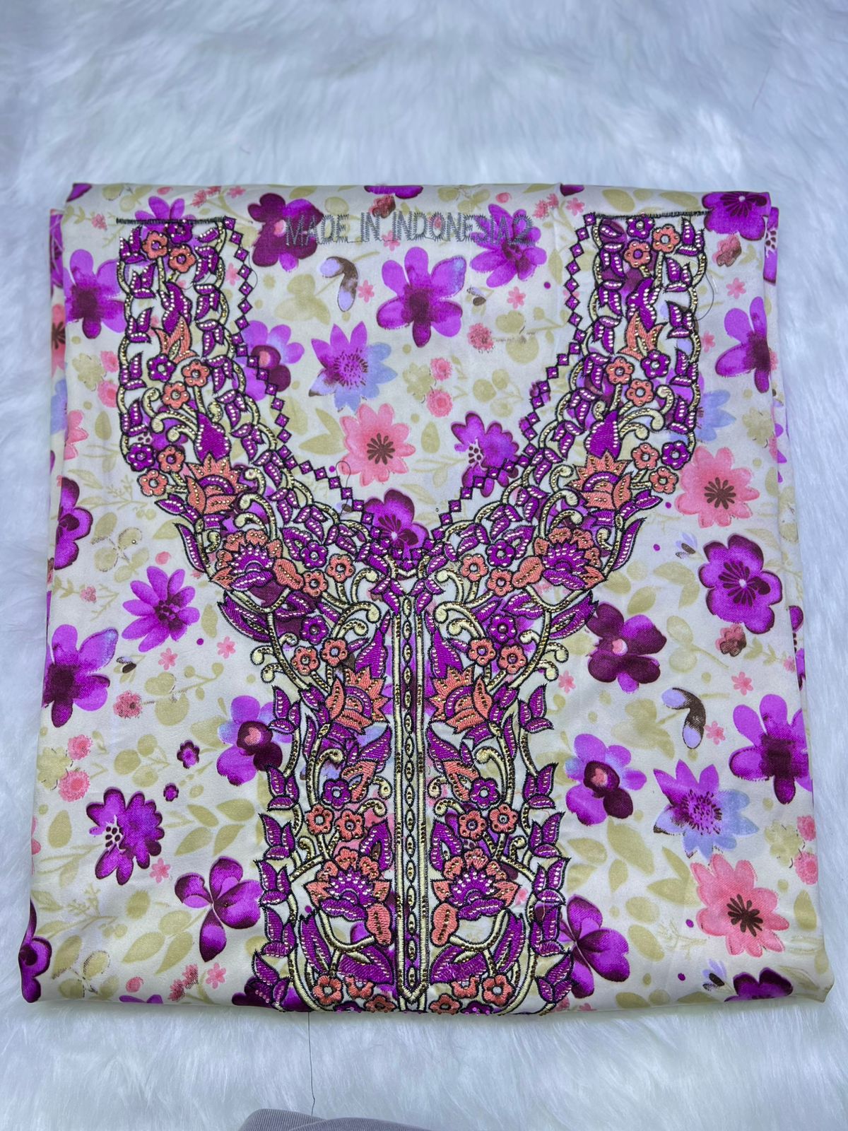 Luxury Embroidered Cotton Mukhawar (C3)
