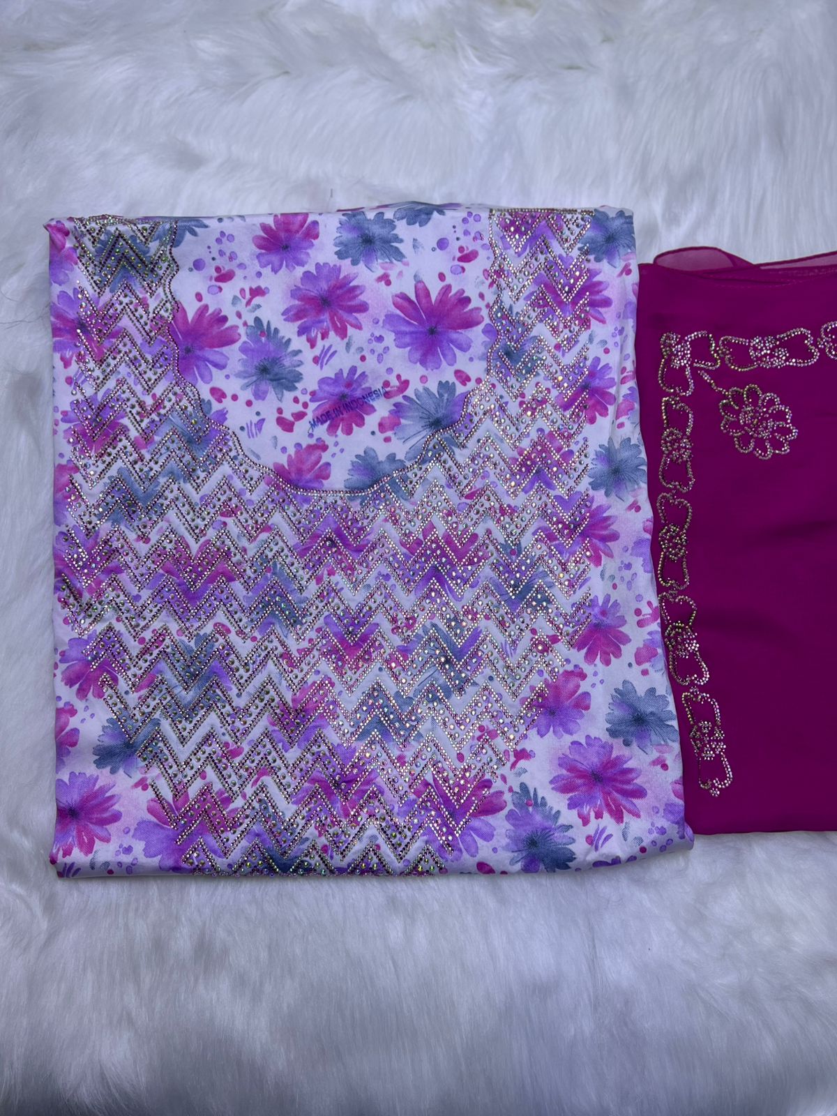 Premium  Stone Cotton Mukhawar with shaila (A1 )