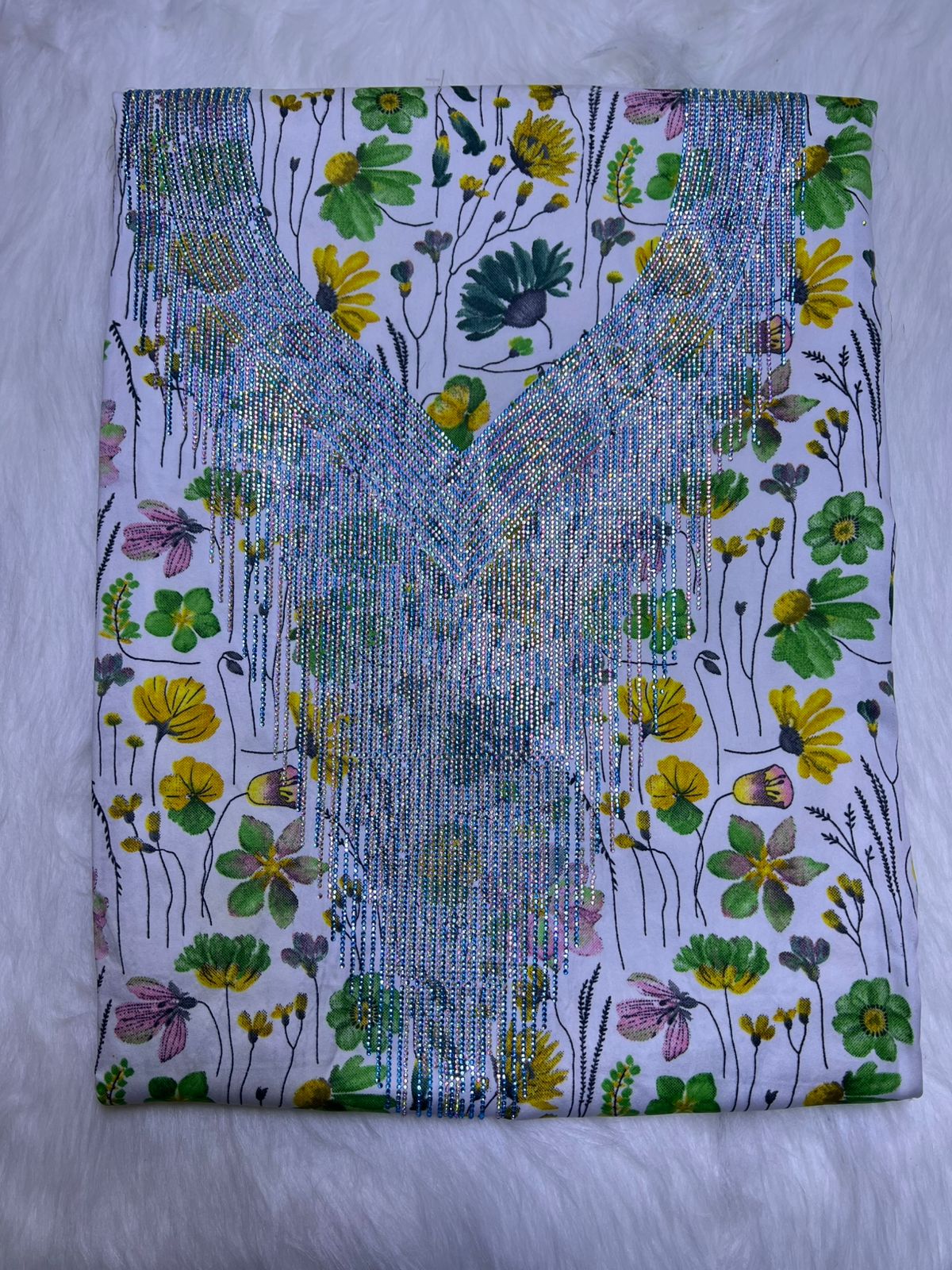 Premium Stone Cotton Mukhawar with shaila (A2)