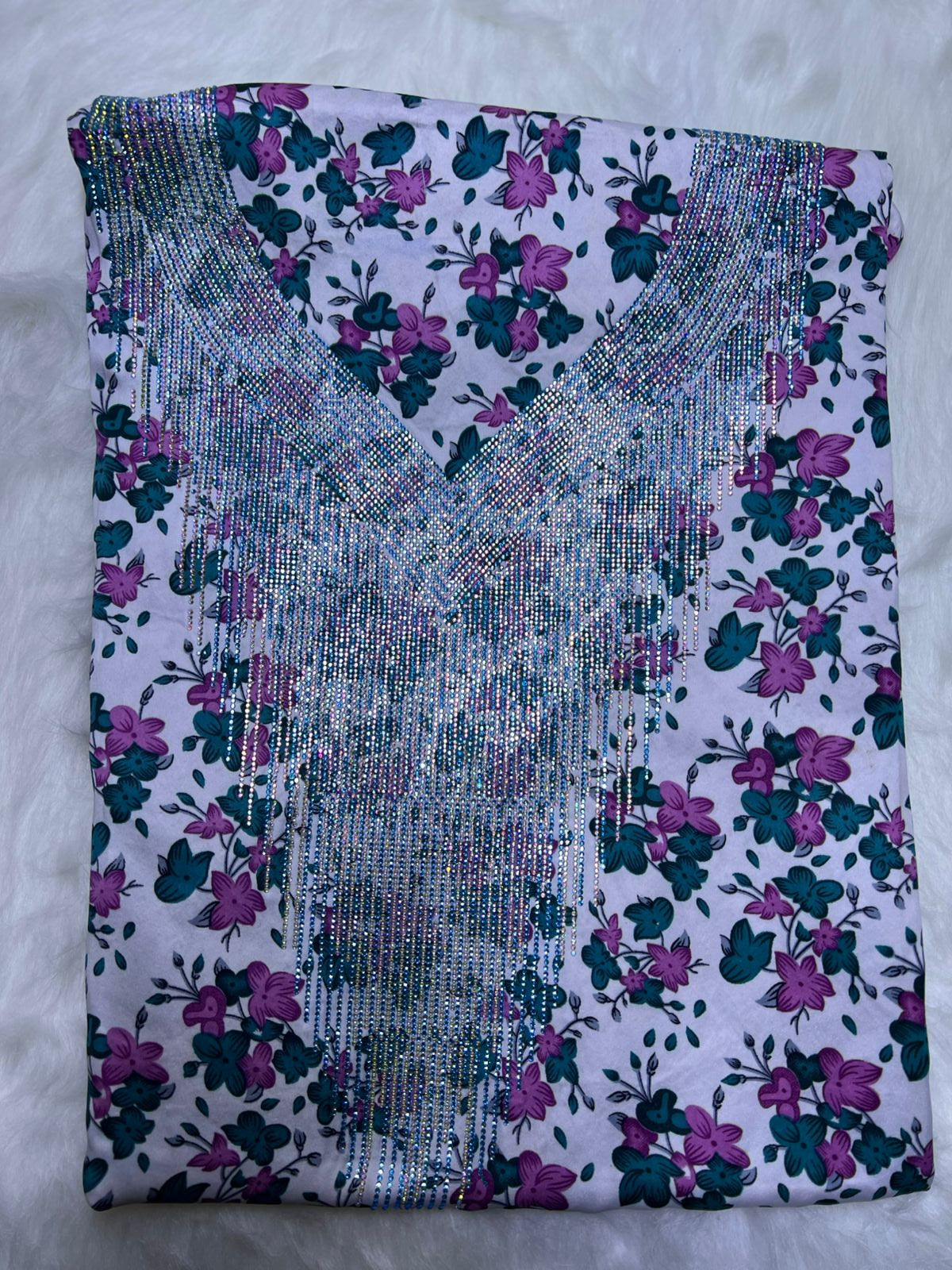 Premium Stone Cotton Mukhawar with shaila (A2)