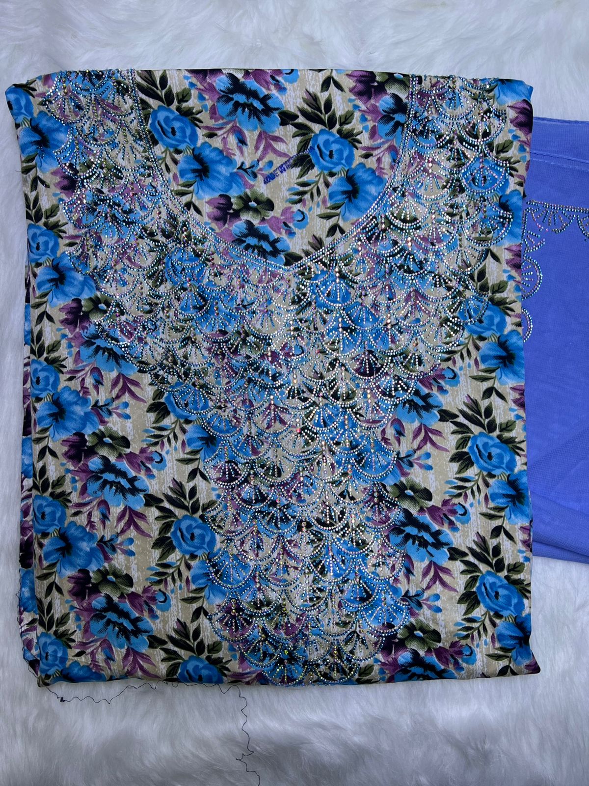 Premium Stone Cotton Mukhawar with shaila (A5)