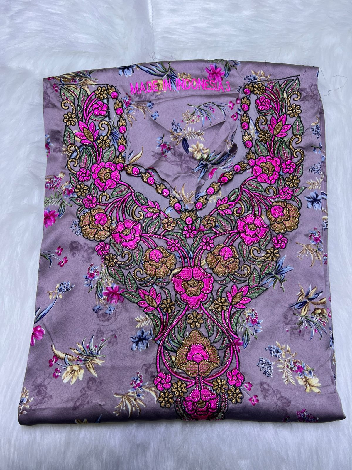 Luxury Embroidered Cotton Mukhawar with shaila (B4)