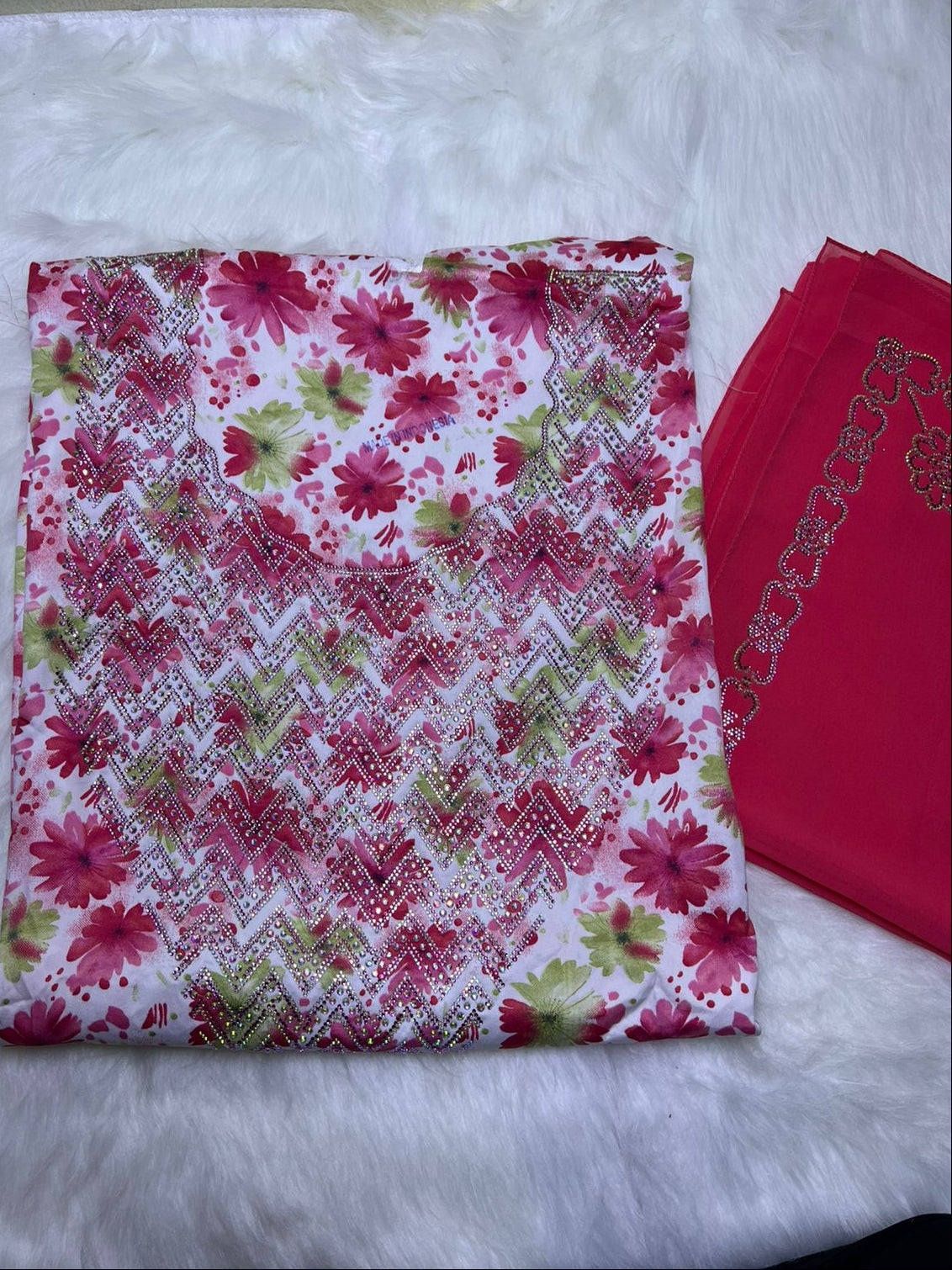 Premium  Stone Cotton Mukhawar with shaila (A1 )