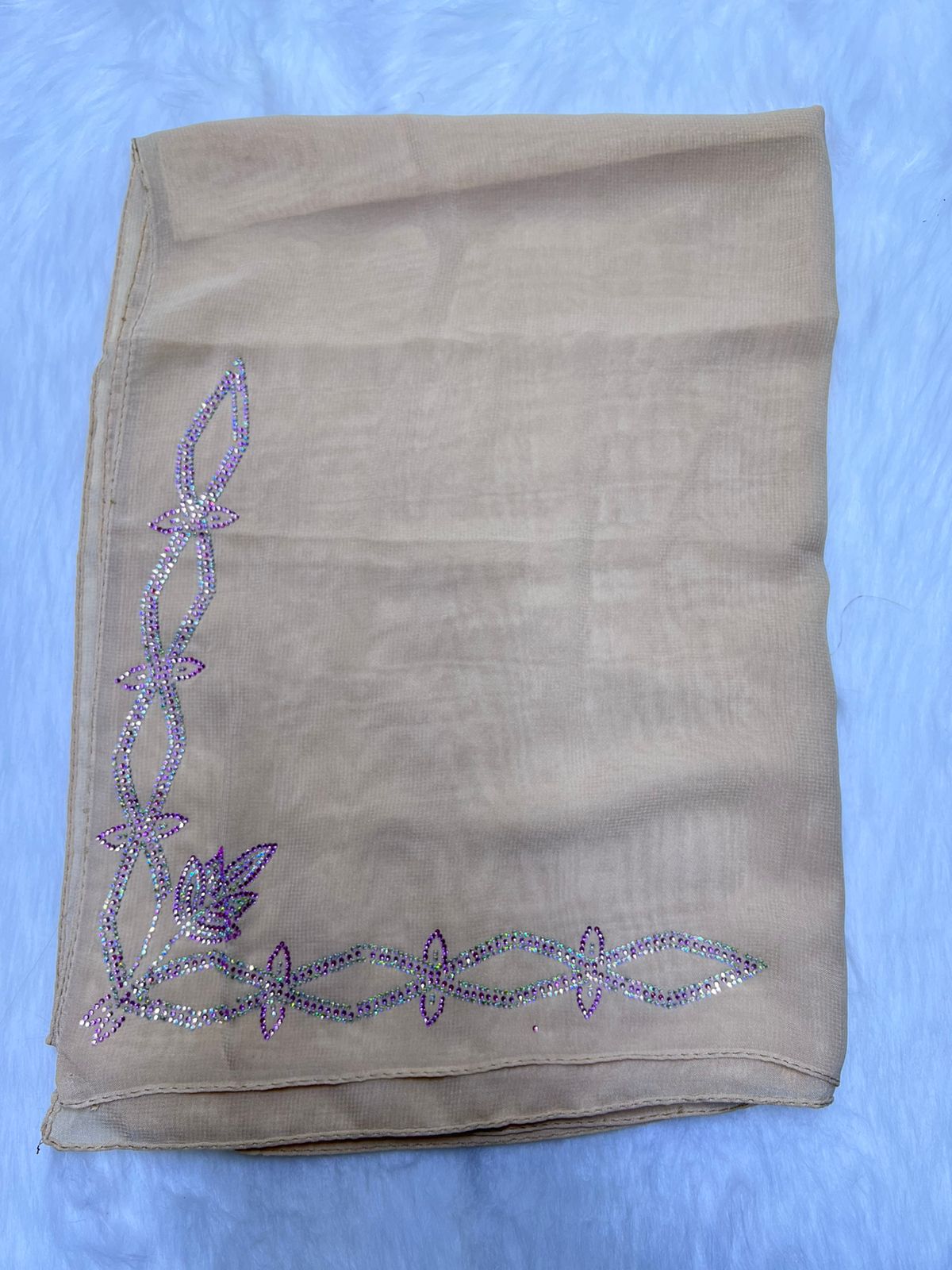 Premium Stone Cotton Mukhawar with shaila (A4)