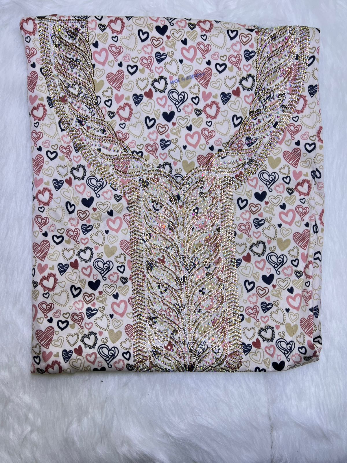 Premium Stone Cotton Mukhawar with shaila (A8)