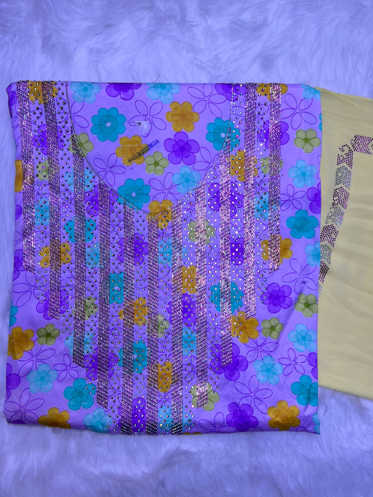 Premium Stone Cotton Mukhawar with shaila (A3)