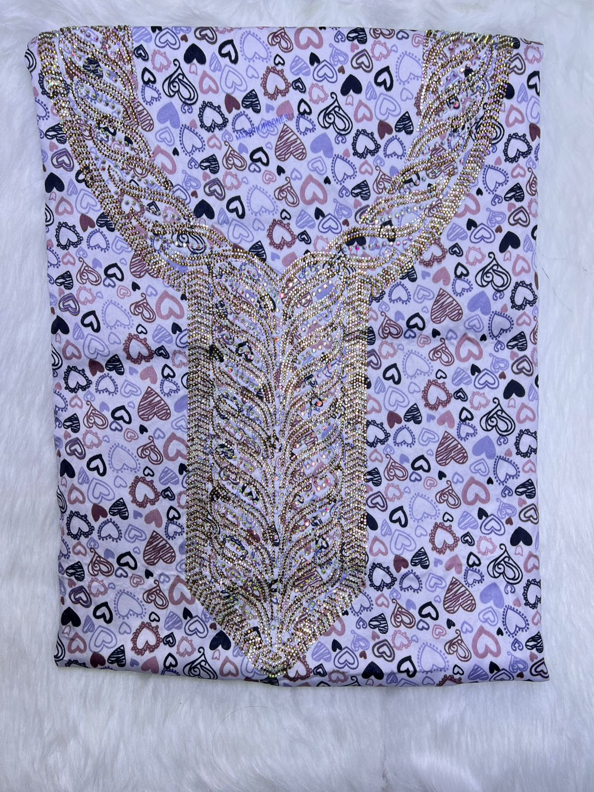 Premium Stone Cotton Mukhawar with shaila (A8)