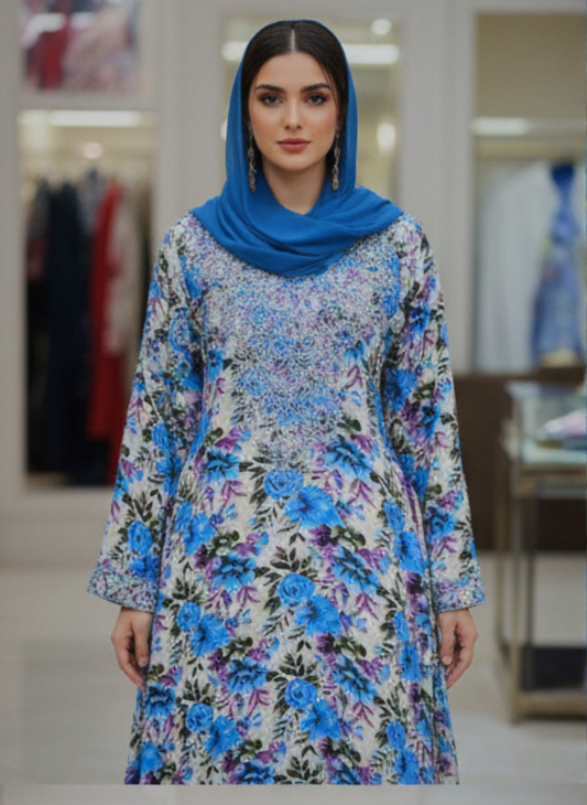 Premium Stone Cotton Mukhawar with shaila (A5)