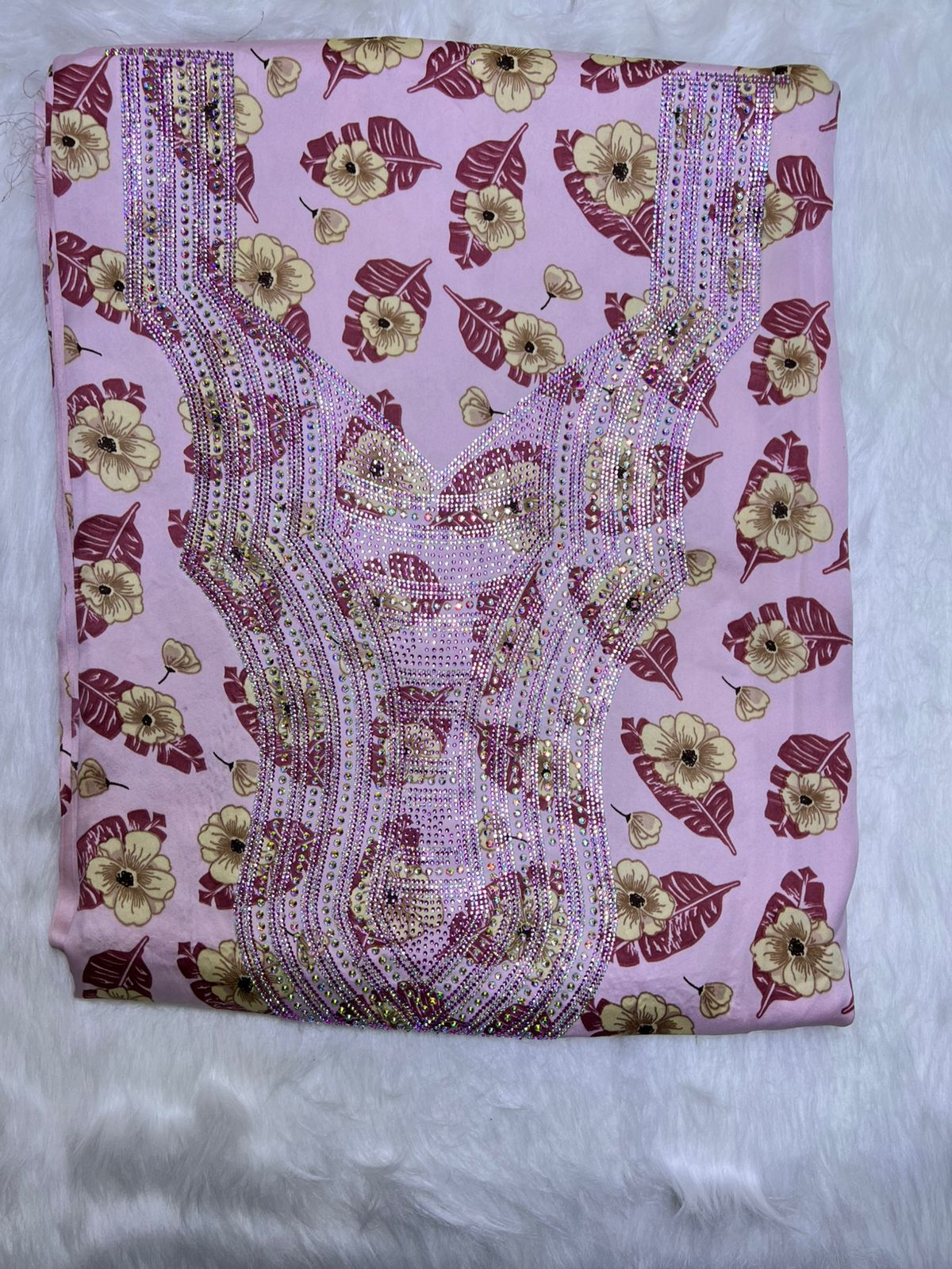 Premium Stone Cotton Mukhawar with shaila (A6)
