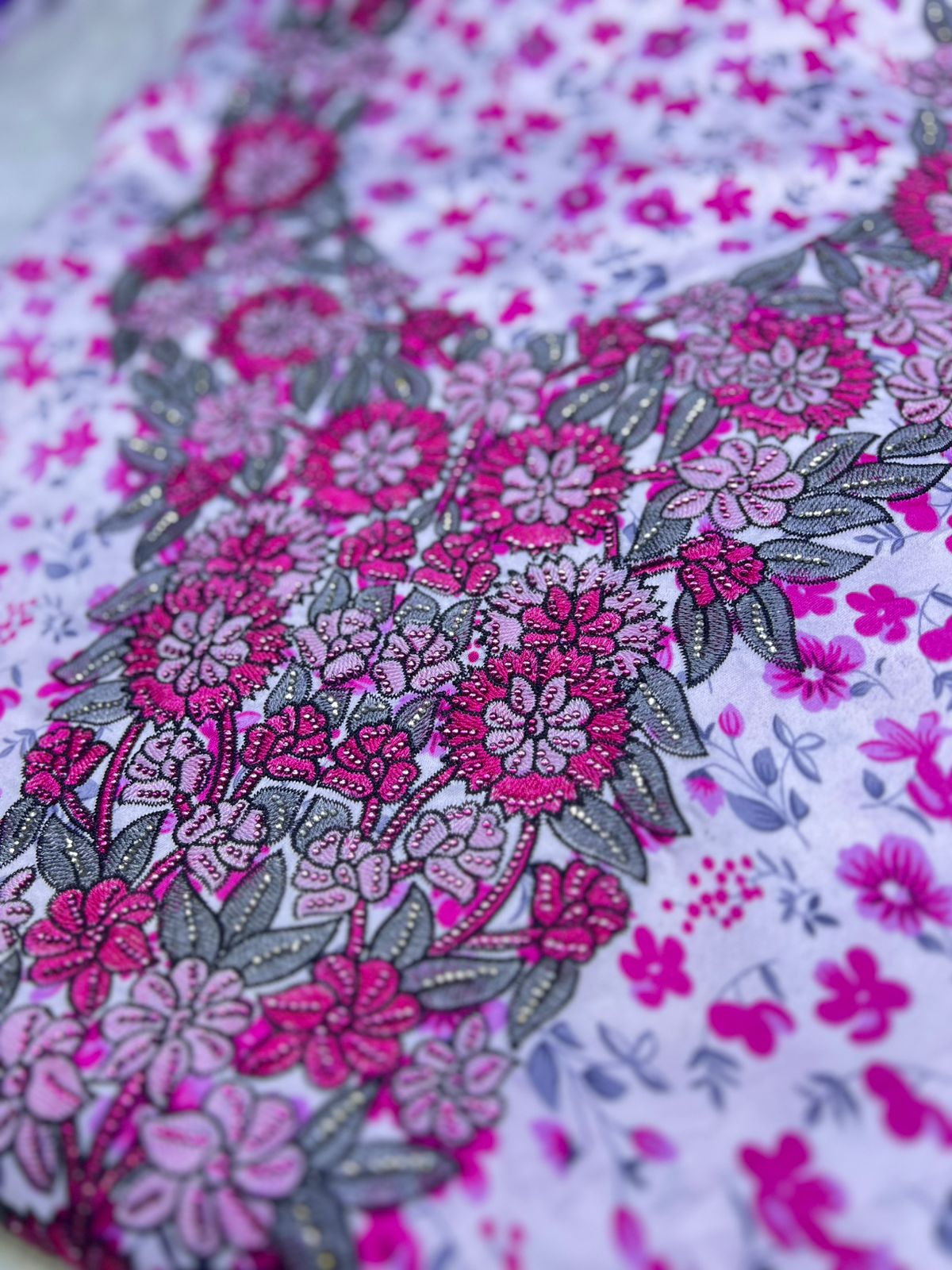 Luxury Embroidered Cotton Mukhawar (C5)