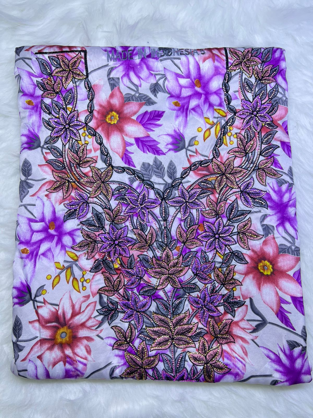 Luxury Embroidered Cotton Mukhawar (C6)