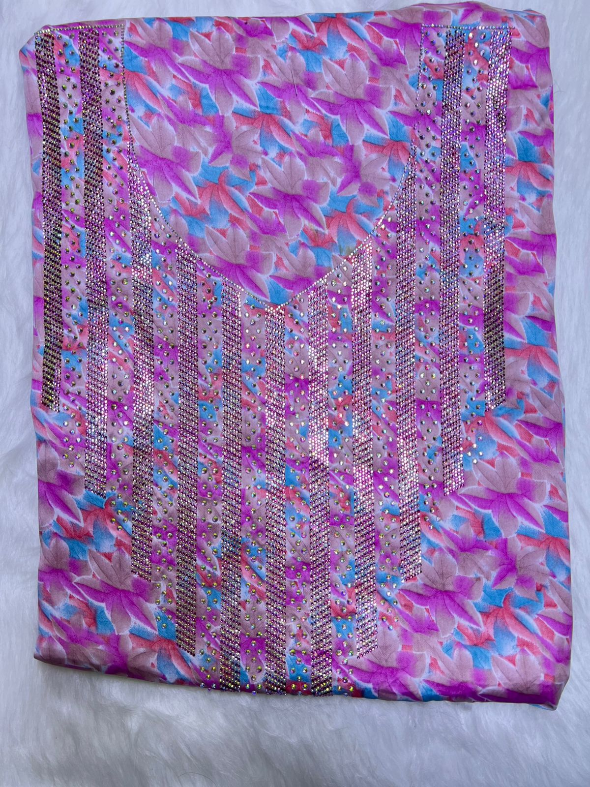 Premium Stone Cotton Mukhawar with shaila (A3)