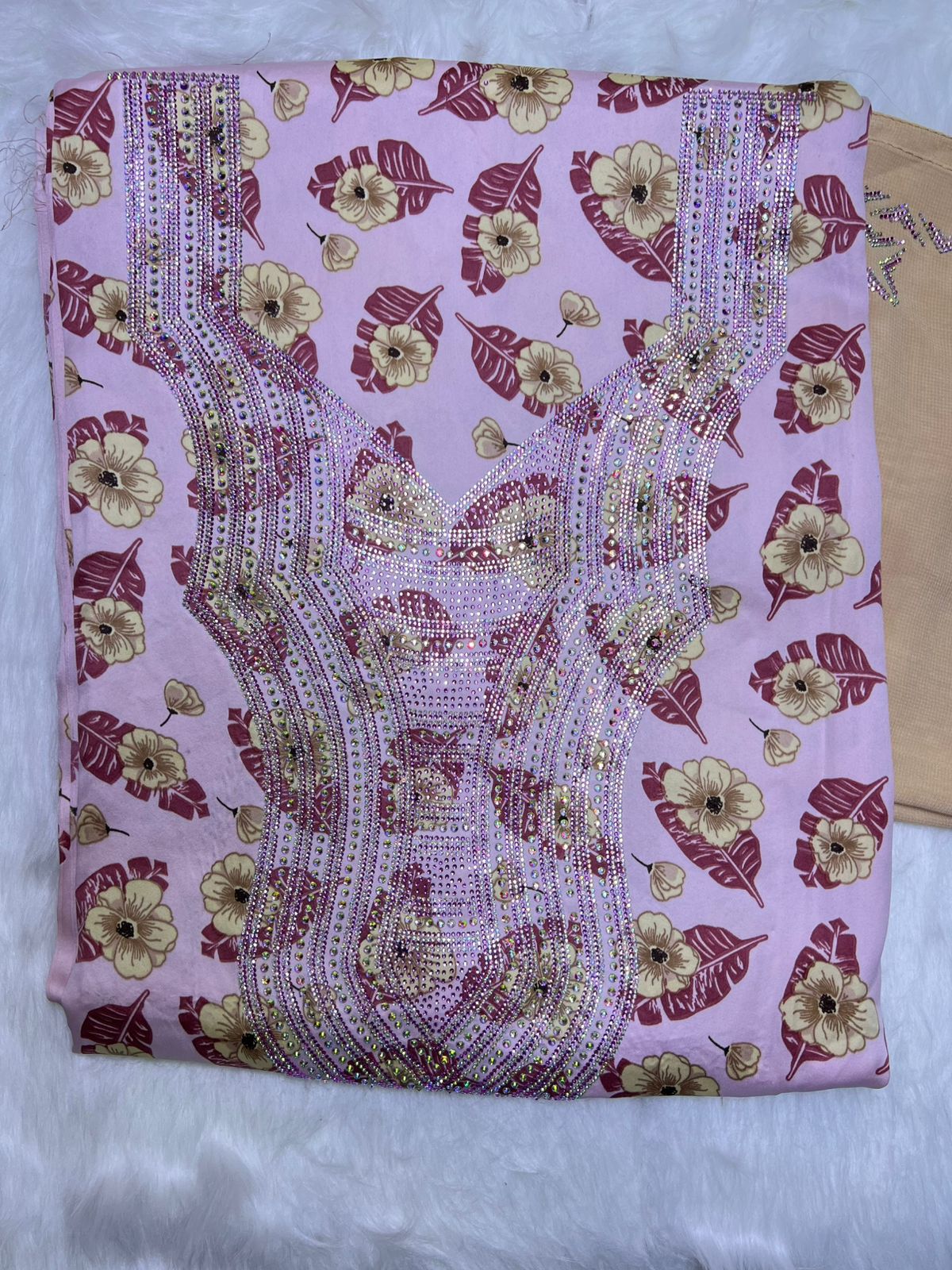 Premium Stone Cotton Mukhawar with shaila (A6)