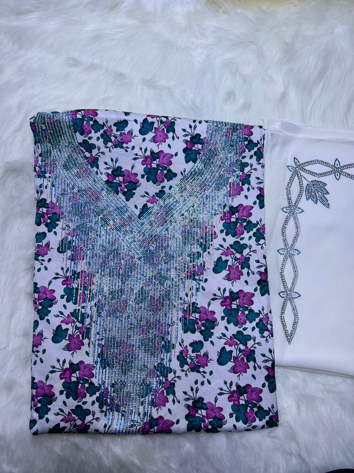 Premium Stone Cotton Mukhawar with shaila (A2)