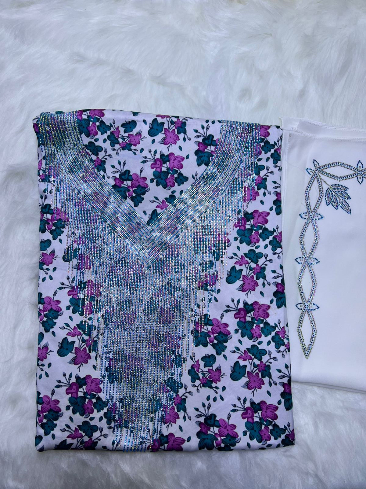 Premium Stone Cotton Mukhawar with shaila (A2)