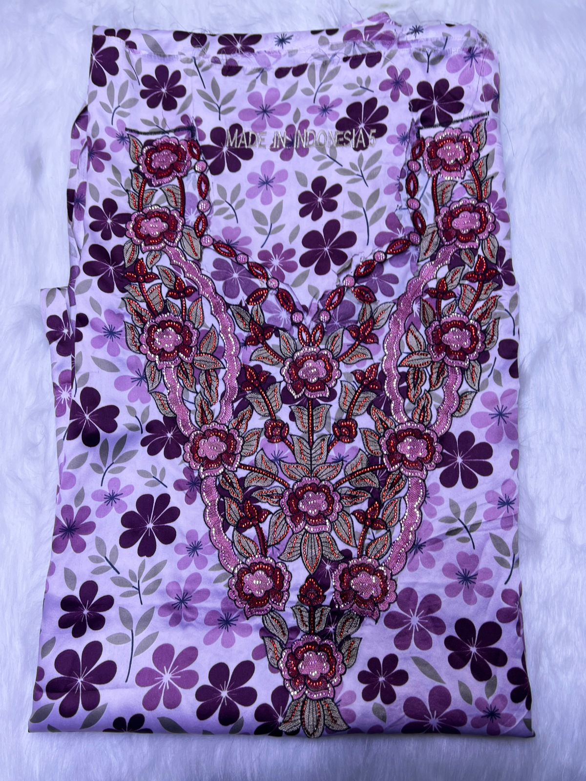 Luxury Embroidered Cotton Mukhawar with shaila (B1 R,P)