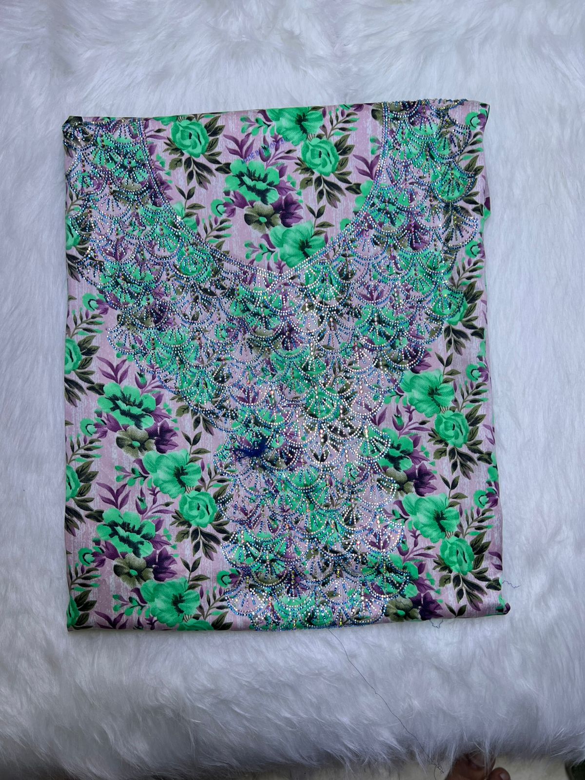 Premium Stone Cotton Mukhawar with shaila (A5)